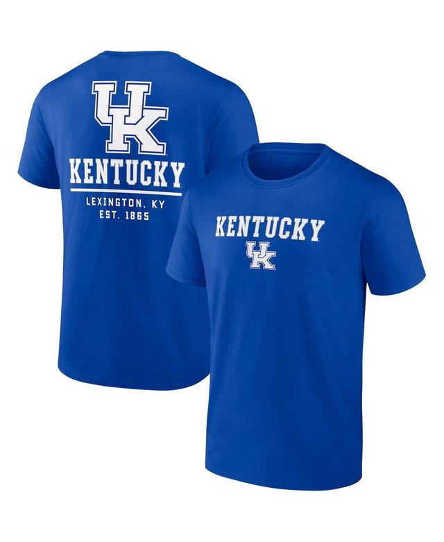 Mens Fanatics Royal Kentucky Wildcats Game Day 2-Hit T-shirt Product Image