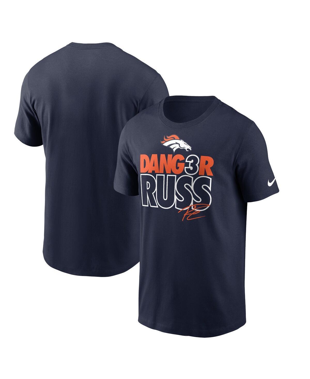 Mens Nike Russell Wilson Navy Denver Broncos Player Graphic T-shirt Product Image