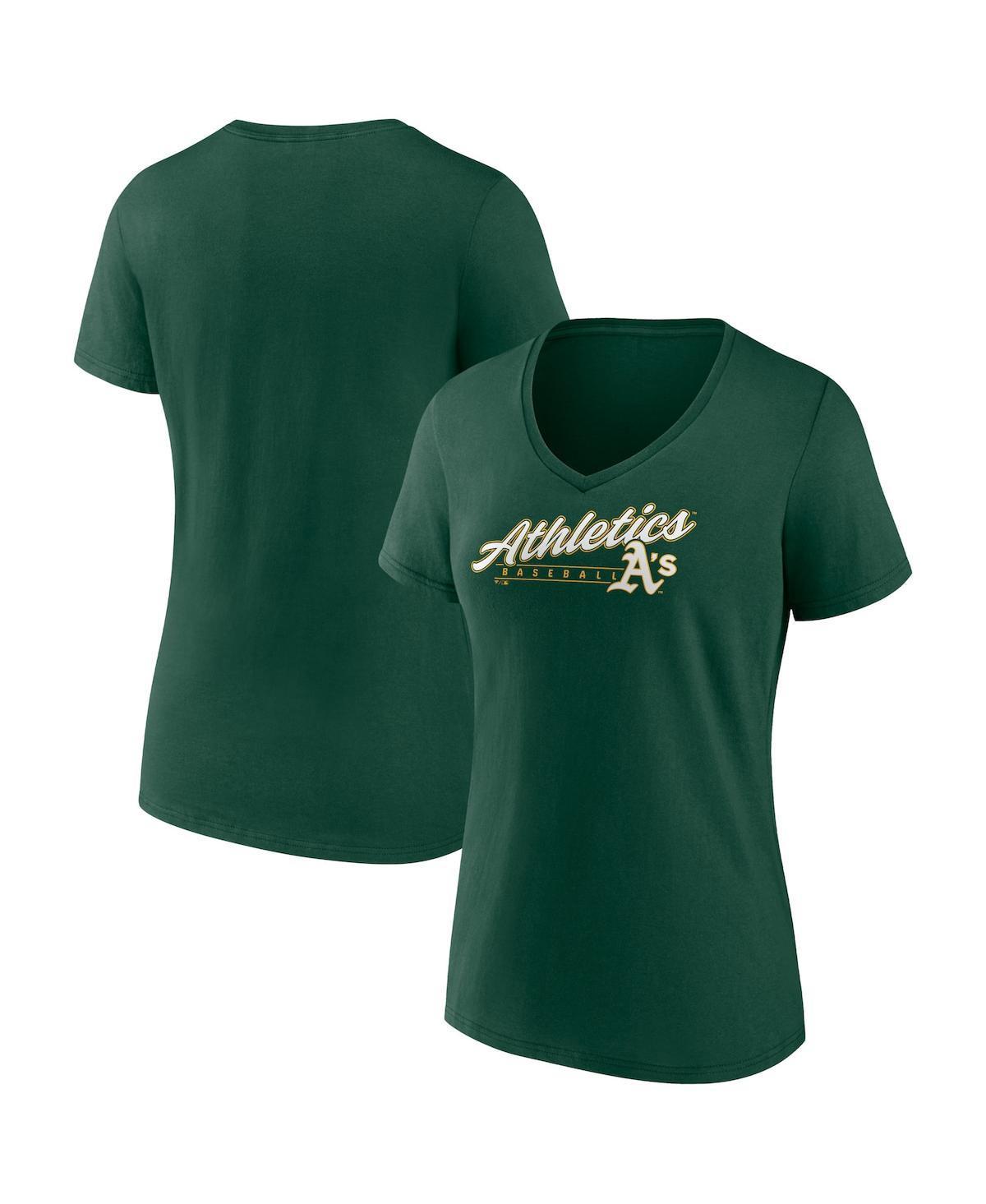 Womens Fanatics Branded Oakland Athletics One & Only V-Neck T-Shirt Product Image