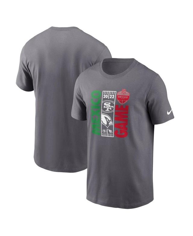 Mens Nike Heather Gray San Francisco 49ers vs. Arizona Cardinals Essential Mexico Game T-shirt Product Image