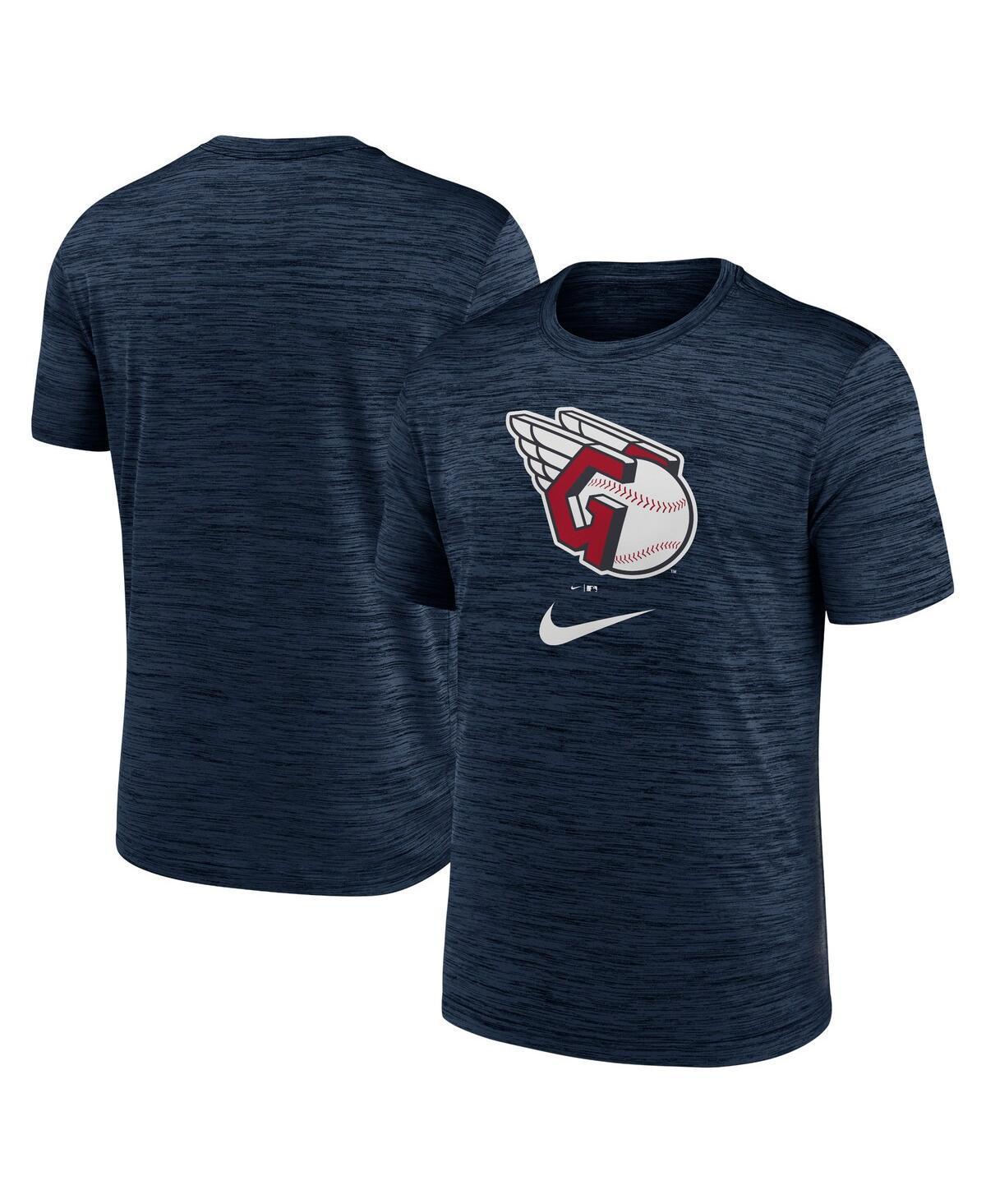 Mens Nike Navy Cleveland Guardians Logo Velocity Performance T-shirt Product Image