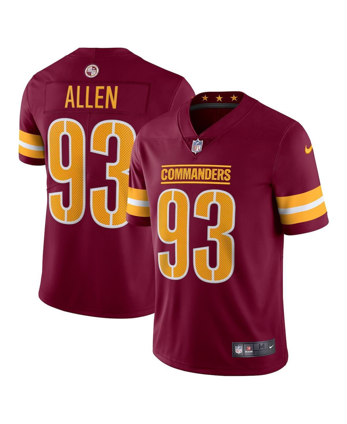 Mens Nike Jonathan Allen Burgundy Washington Commanders Vapor Limited Jersey Product Image