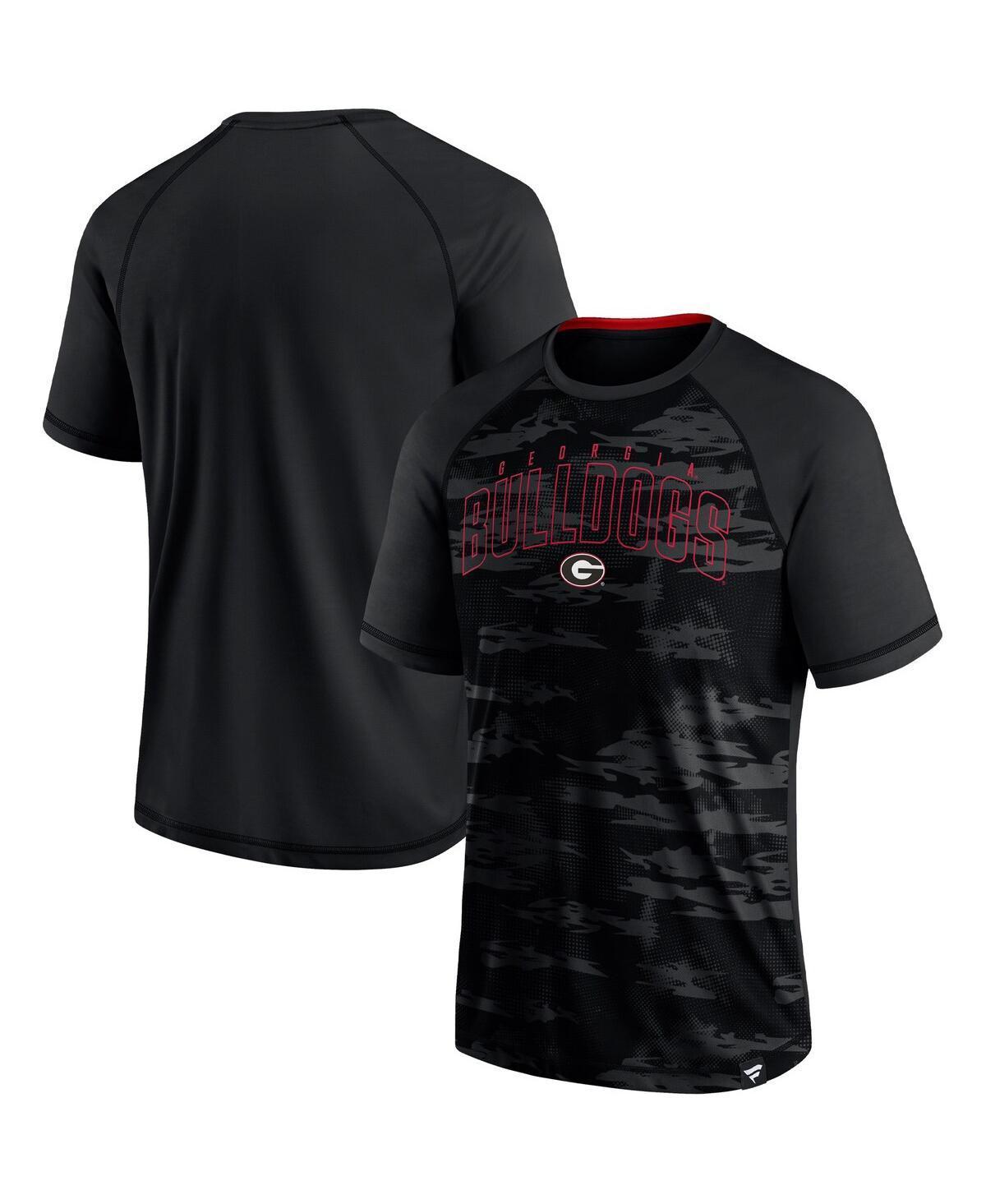 Mens Fanatics Black Nebraska Huskers Camo Logo T-shirt Product Image