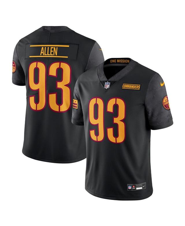 Mens Nike Jonathan Allen Black Washington Commanders Alternate Vapor Untouchable Limited Jersey - Black Product Image