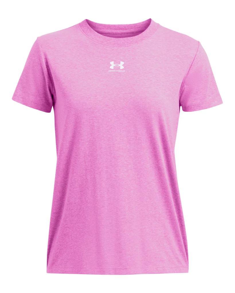 Women's UA Rival Core Short Sleeve Product Image