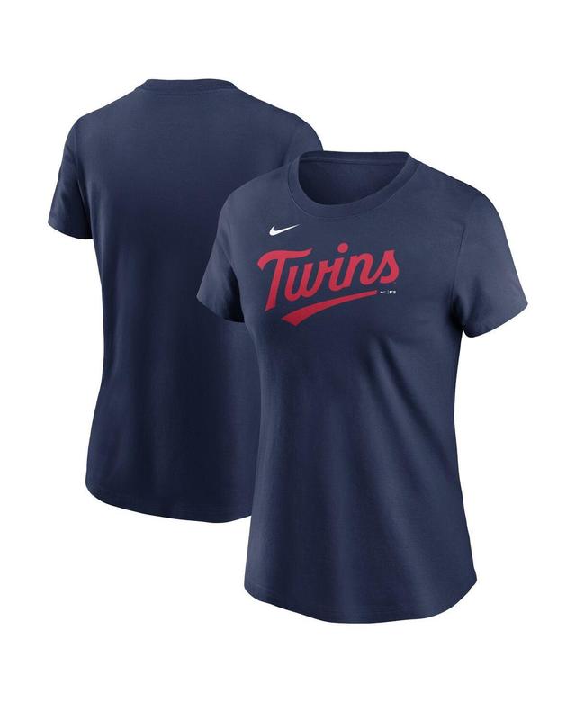 Womens Nike Navy Minnesota Twins 2023 Wordmark T-shirt Product Image