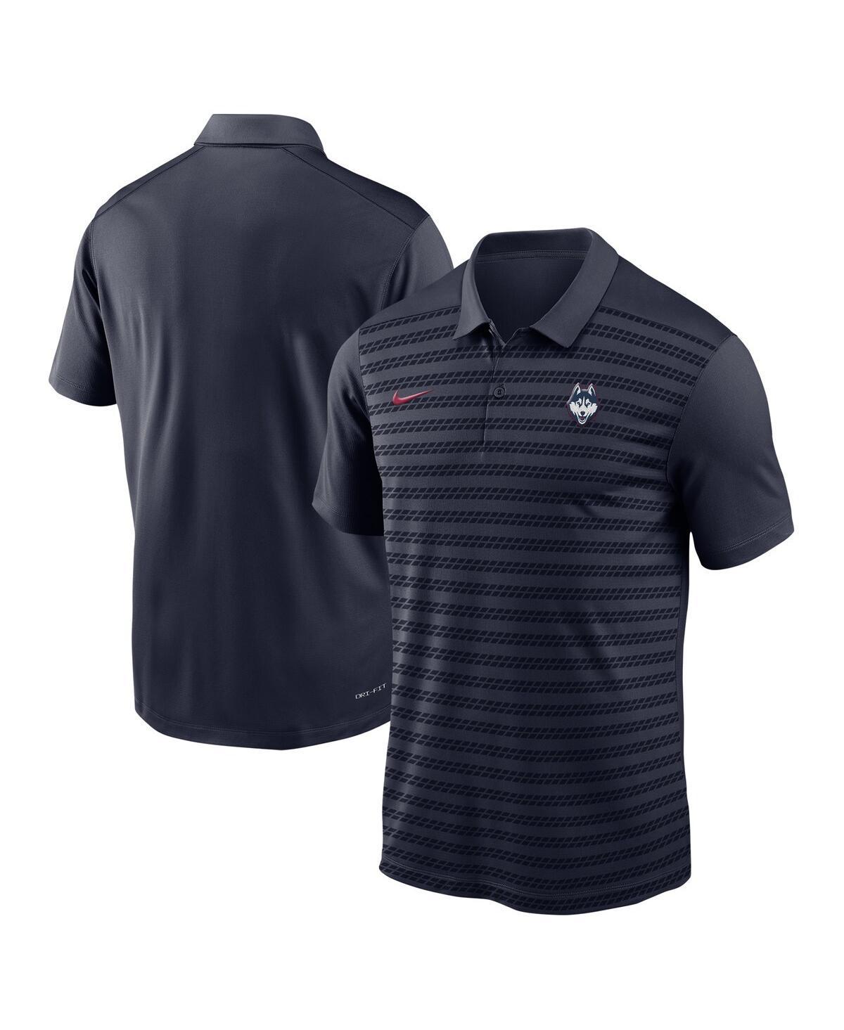 Nike Mens Navy UConn Huskies 2024 Sideline Victory Coaches Performance Polo Shirt - Navy Product Image