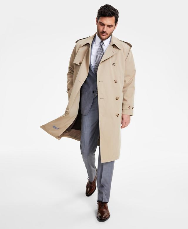 Michael Kors Mens Classic-Fit Trench Coat Product Image