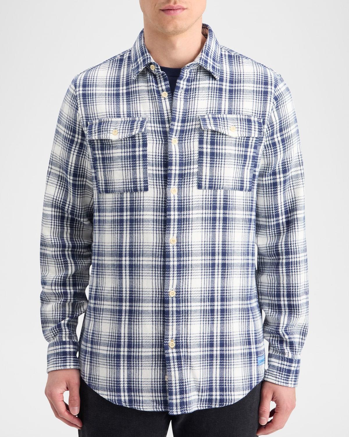 Men's Flannel Check Sport Shirt Product Image