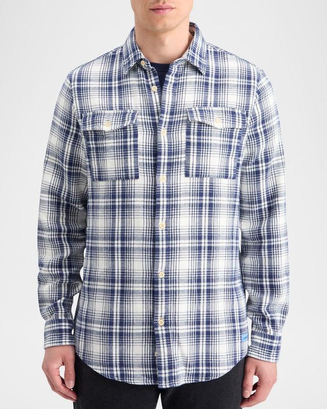 Mens Flannel Check Sport Shirt Product Image