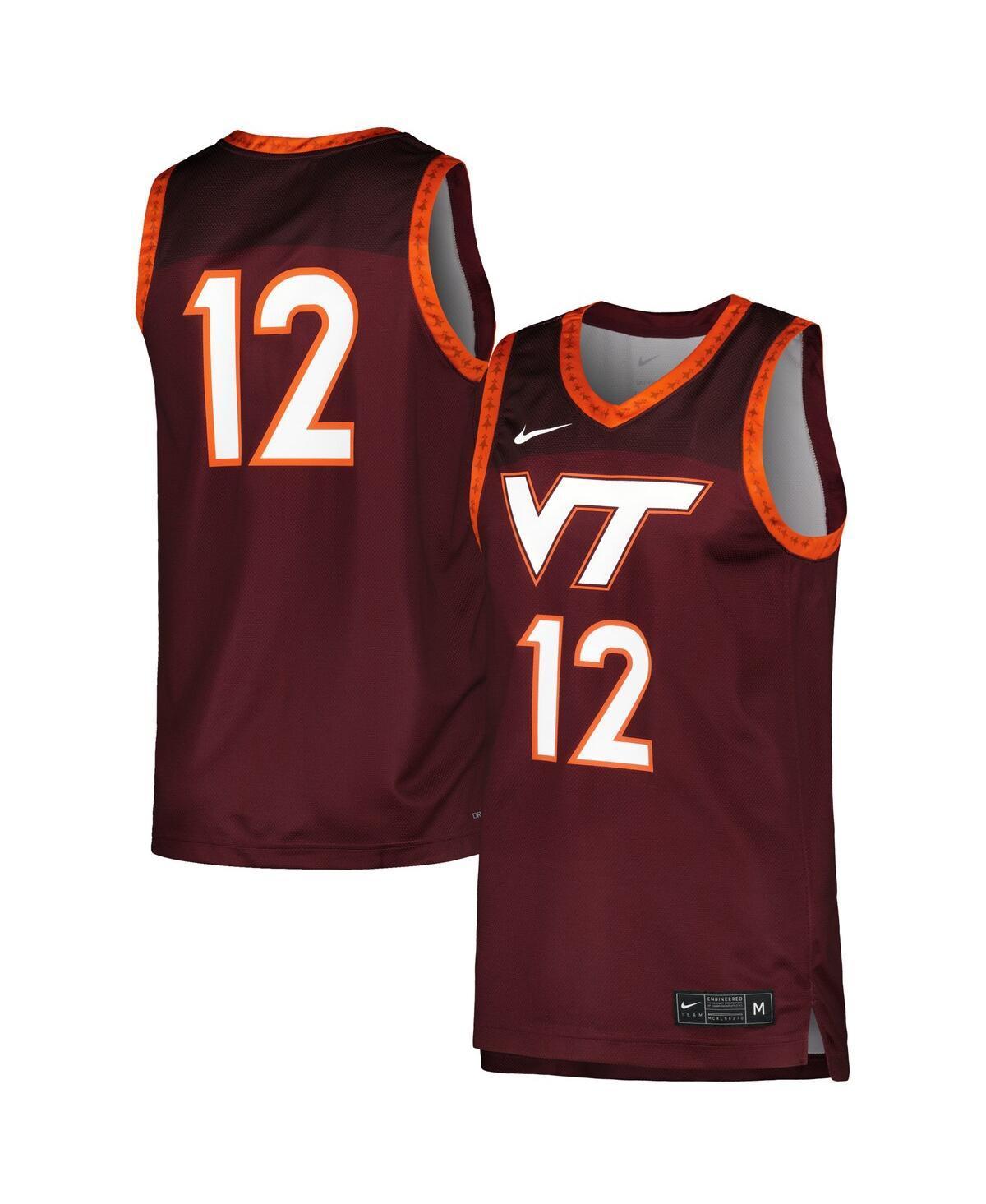 Mens Nike Maroon Virginia Tech Hokies Replica Basketball Jersey - Maroon Product Image