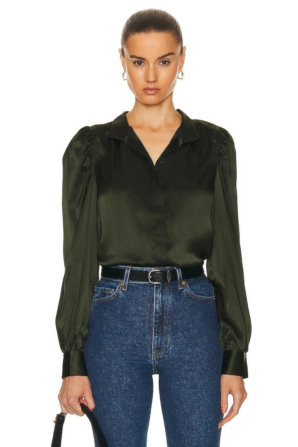 FRAME Gillian Silk Blouse Product Image