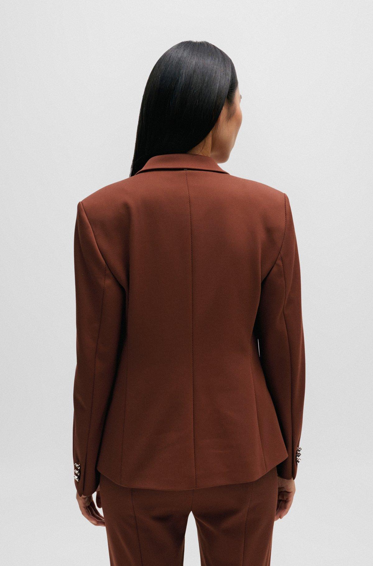 Regular-fit jacket in stretch twill Product Image