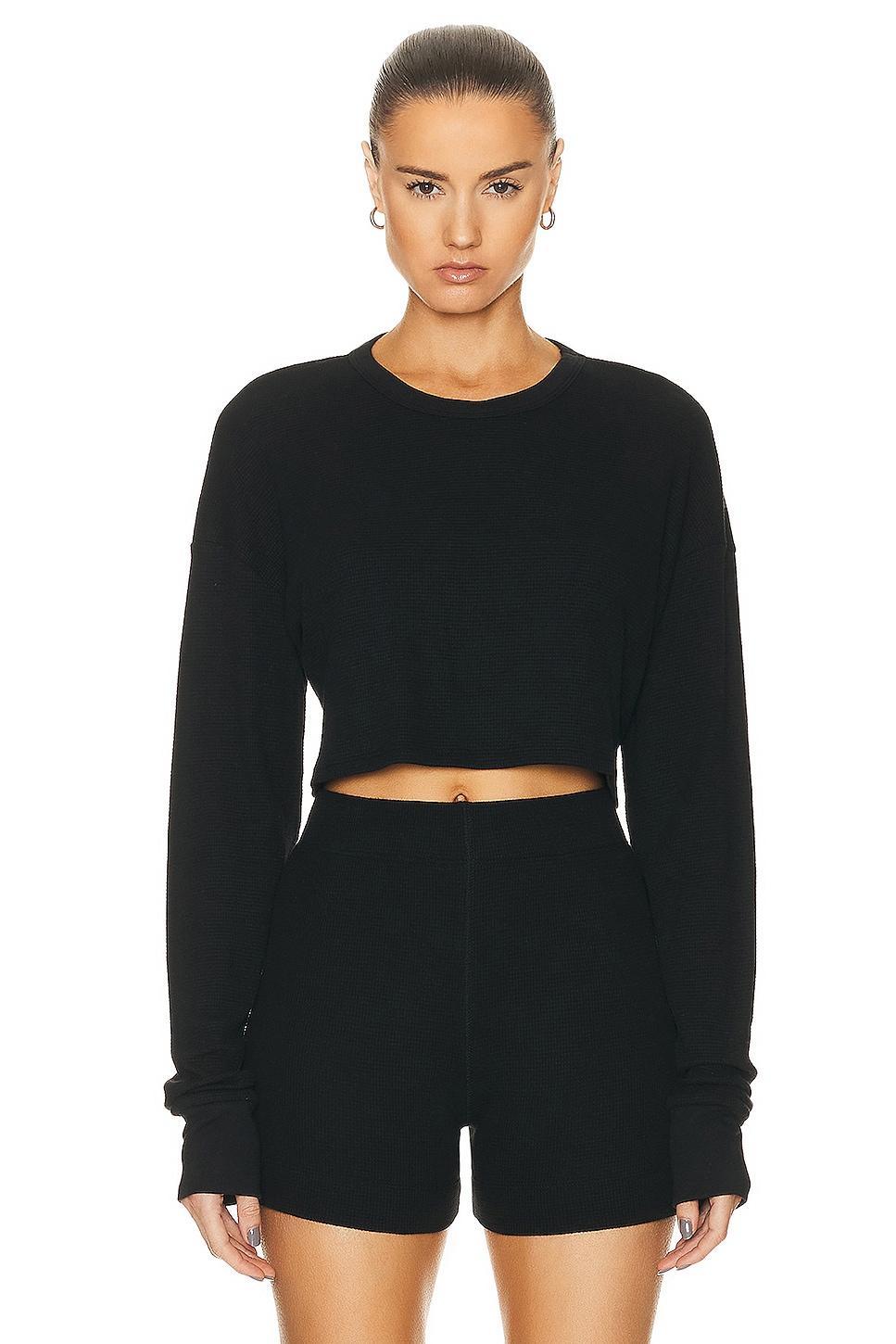 Eterne Cropped Oversized Thermal Top Product Image