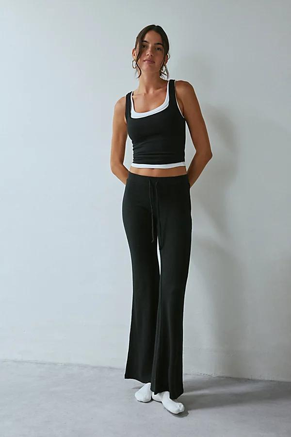 Out From Under Easy Does It Cozy Knit Flare Pant Womens at Urban Outfitters Product Image