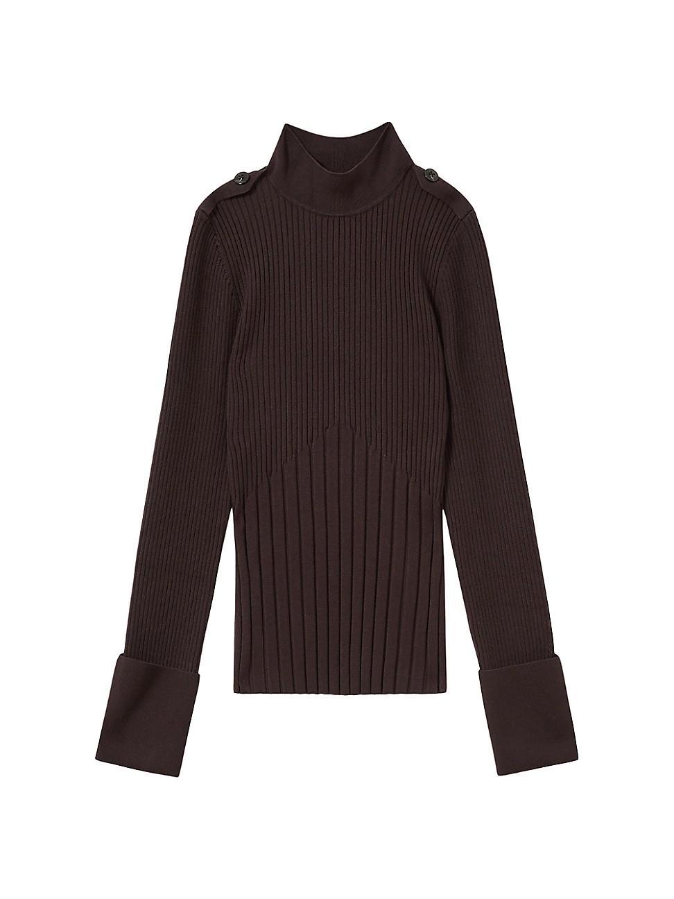 Womens Vienne Mock Turtleneck Sweater Product Image