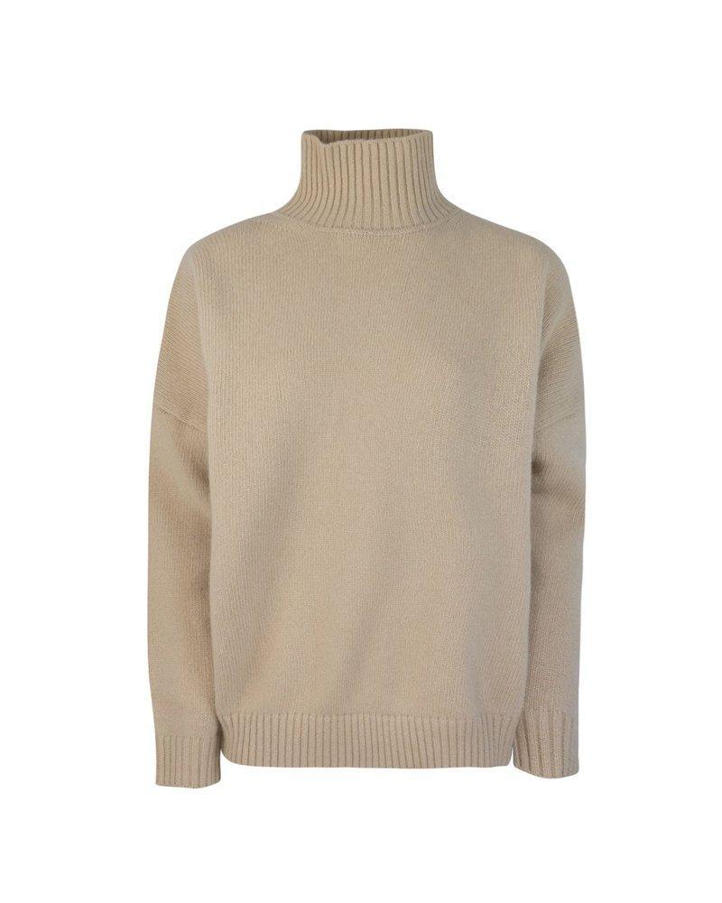 Weekend  High Neck Long In Beige Product Image