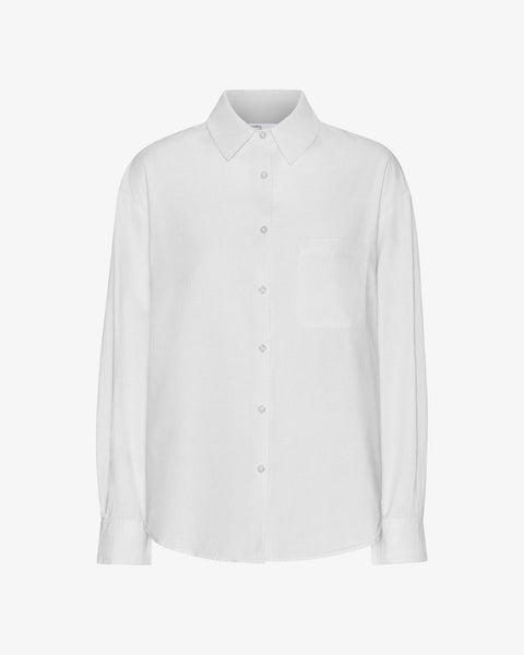 Organic Oversized Shirt - Optical White Product Image