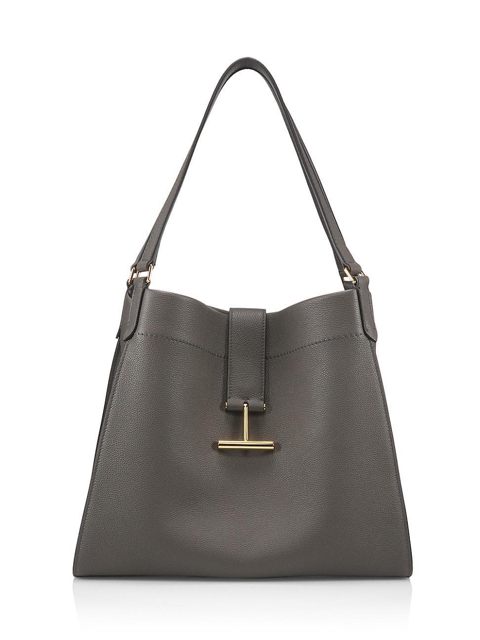 Tara Large Tote in Grained Leather Product Image