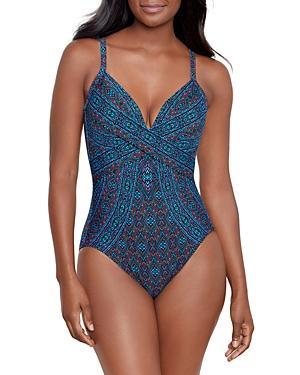 Miraclesuit Romani Captivate Printed Underwire One Piece Swimsuit Product Image