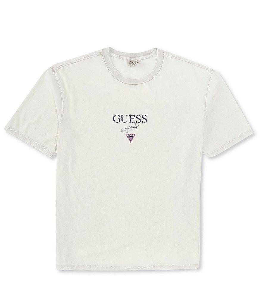 Guess Short Sleeve Printed Baker Logo T-Shirt Product Image