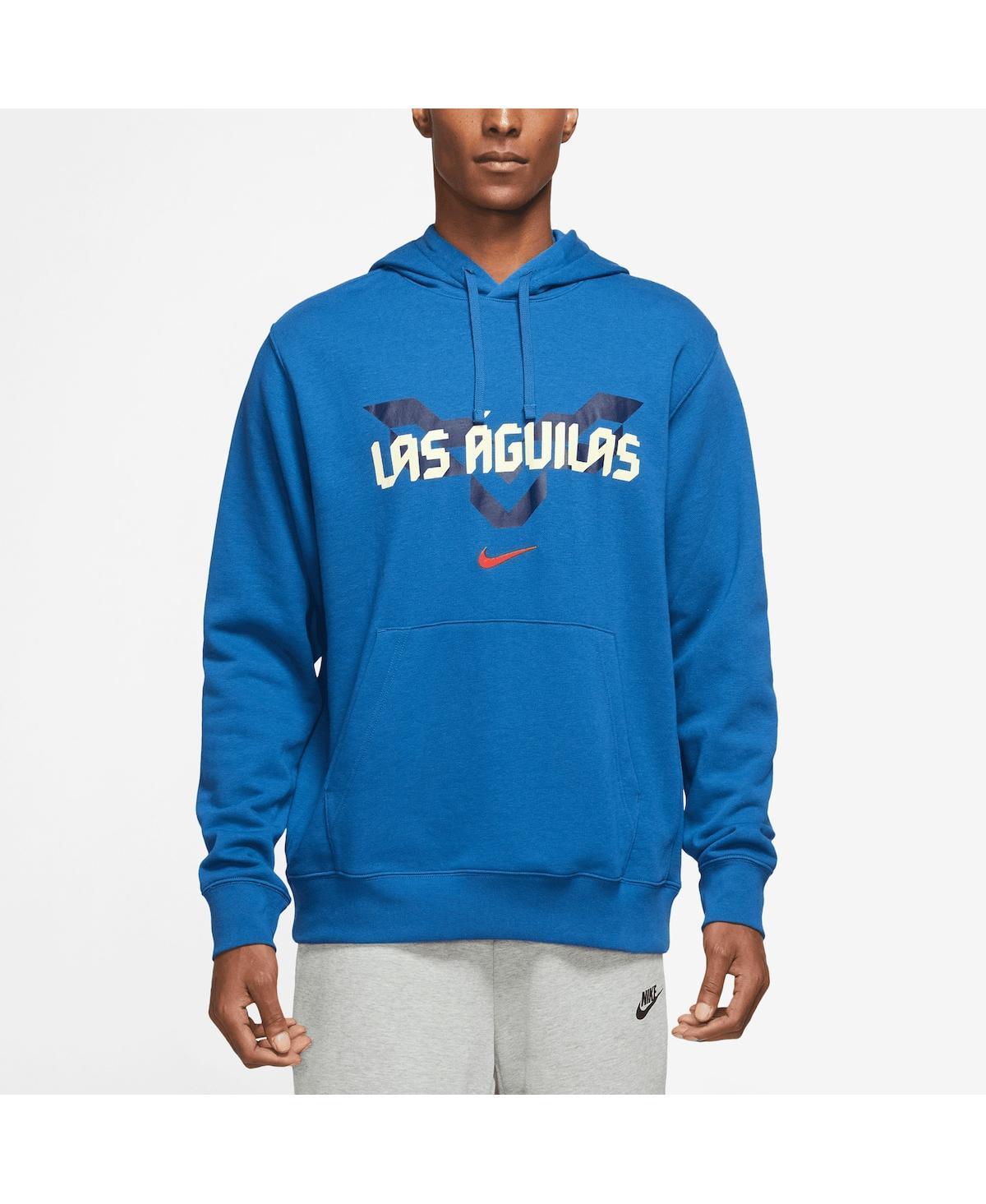 Mens Nike Blue Club America NSW Club Fleece Pullover Hoodie Product Image