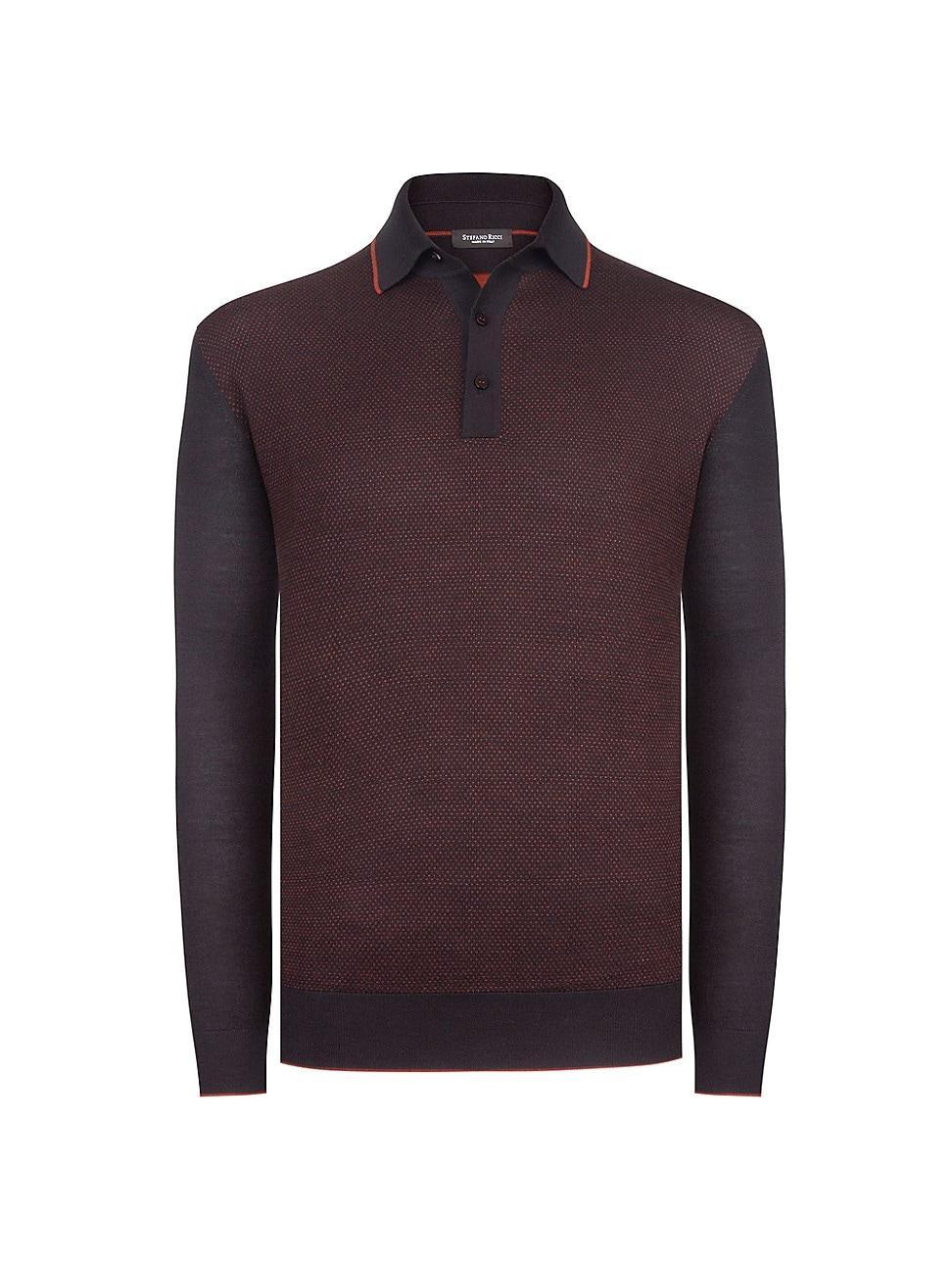 Mens Polo Sweater Product Image