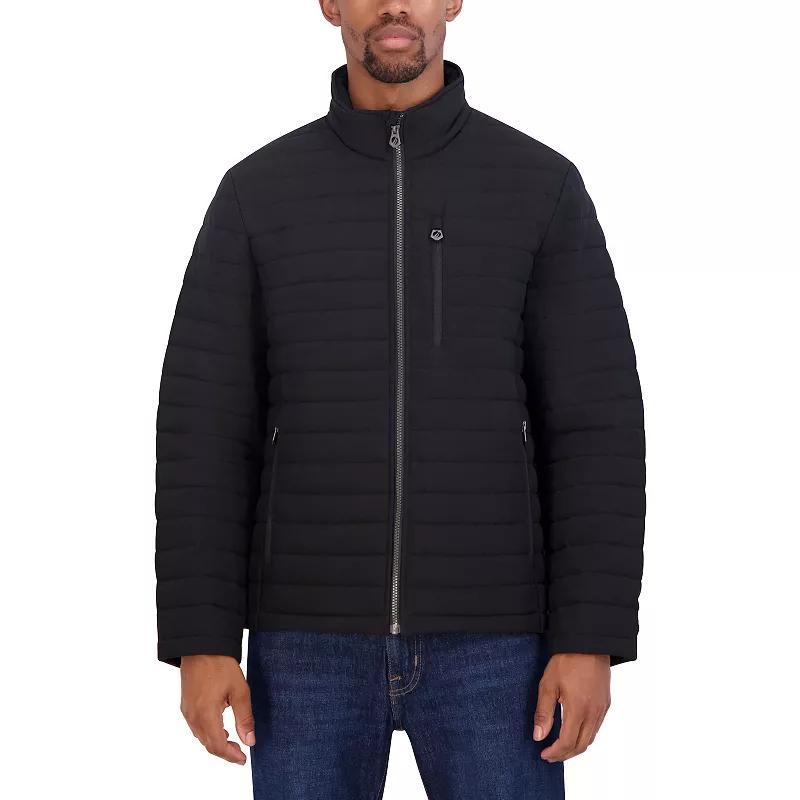 Mens Nautica Lightweight Quilted Jacket Grey Gray Product Image