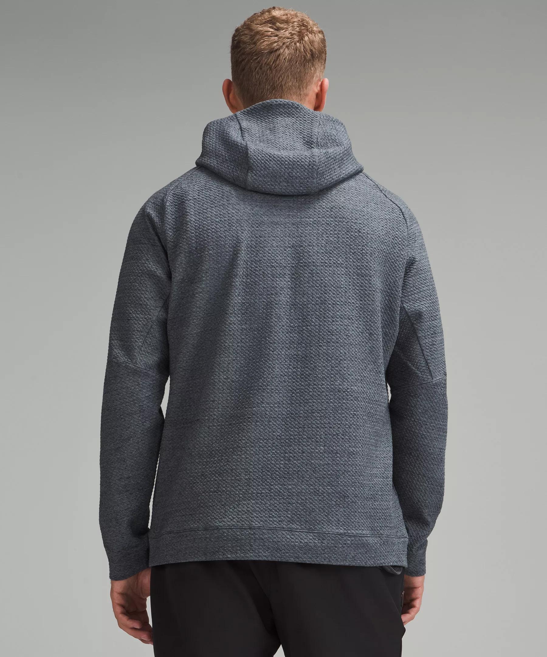 Textured Double-Knit Cotton Hoodie Product Image