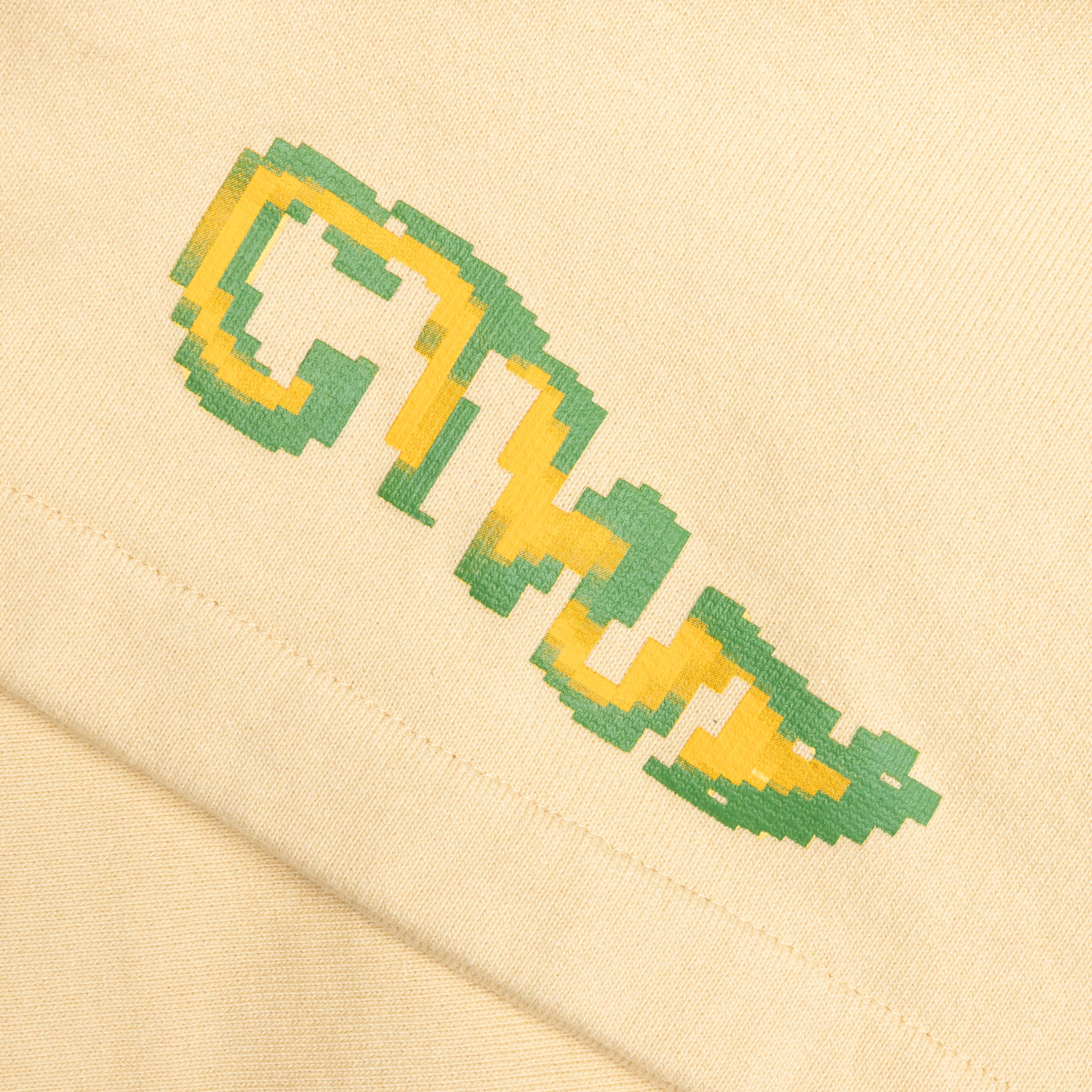 Sweatshorts CTNMB Pixel Warp - Beige/Green Male Product Image