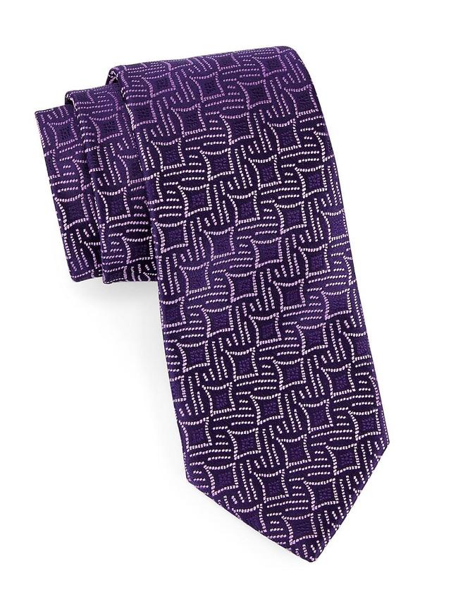 Mens Jacquard Silk Tie Product Image