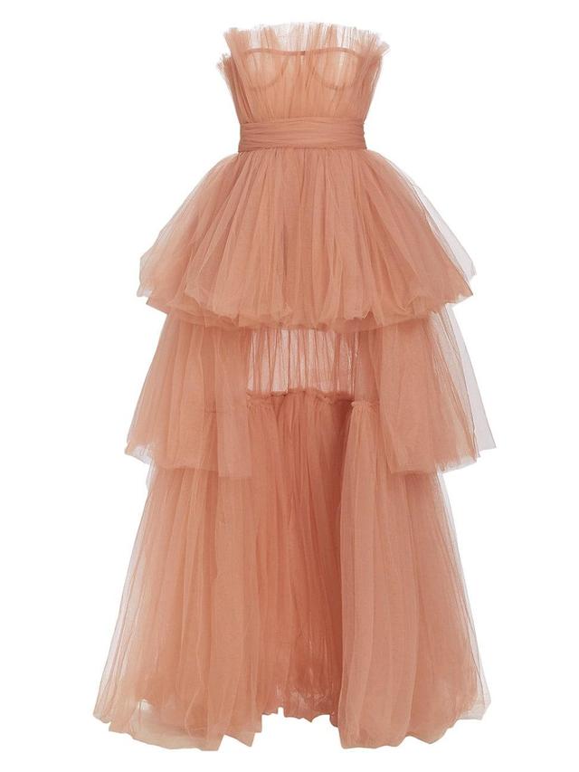 Womens Anna Tiered Tulle Gown Product Image