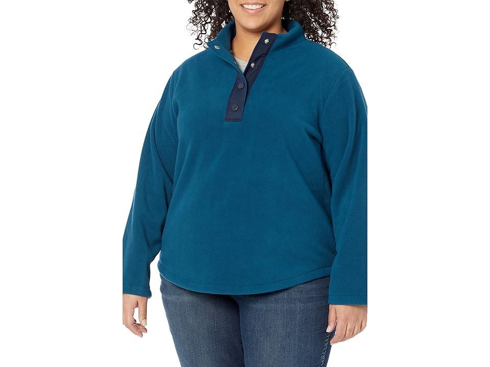 Draper James Turtleneck Pullover Fleece (Nassau ) Women's Sweater Product Image