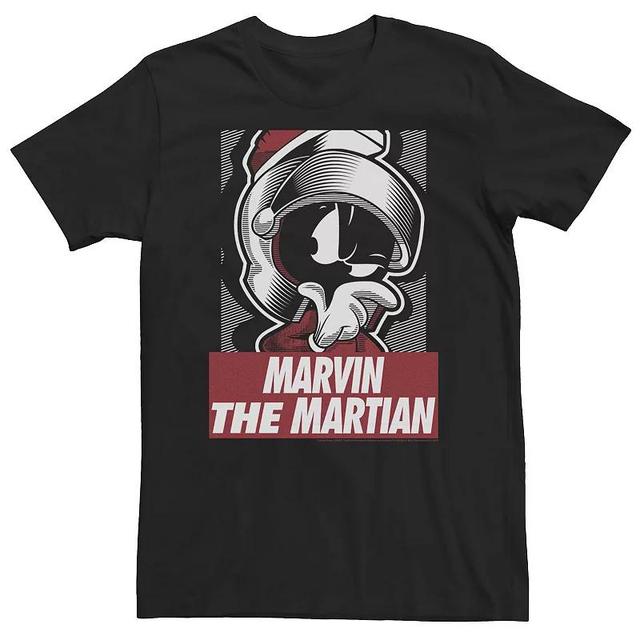 Big & Tall Looney Tunes Marvin The Martian Graphic Poster Tee, Mens Product Image