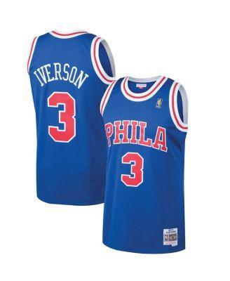 Mens Mitchell & Ness Allen Iverson Royal Philadelphia 76ers 1996-97 Hardwood Classics Swingman Jersey - Royal Product Image