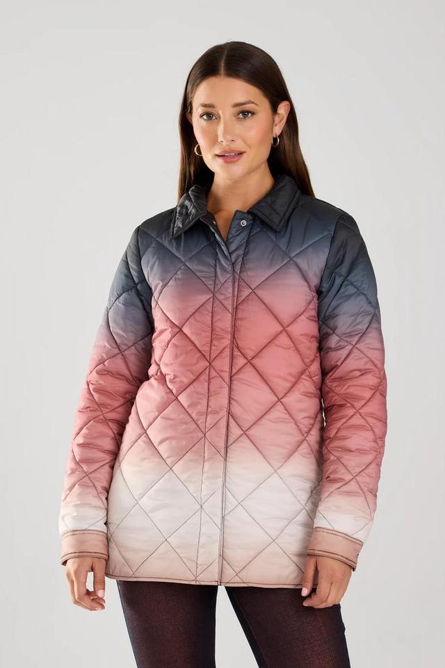 Quilted Ombre Jacket Product Image