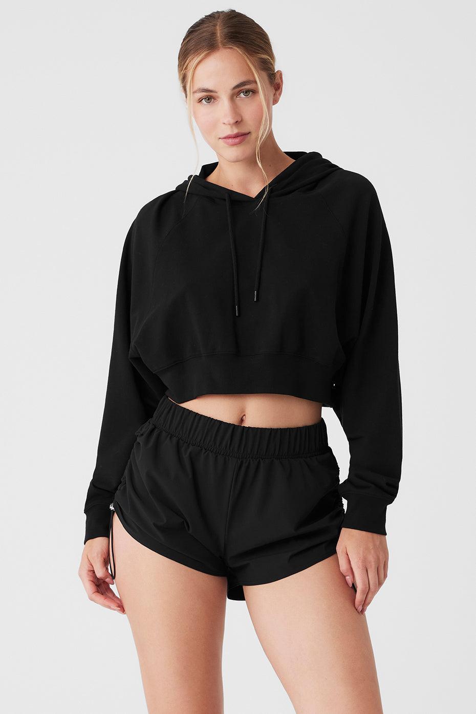 Alo Double Take French Terry Crop Hoodie Product Image