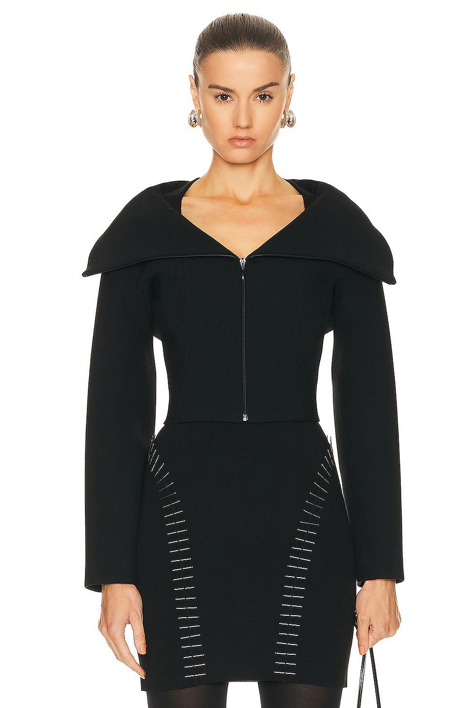 ALAÏA Zipped Jacket Black. (also in 38). Product Image