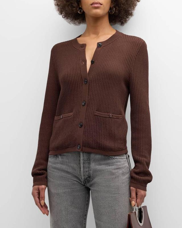 Viola Open-Knit Cardigan Product Image