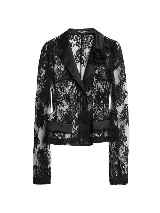 Womens Chantilly Lace Jacket Product Image