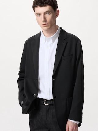 Mens Comfort Jacket Black 2XS UNIQLO US Product Image