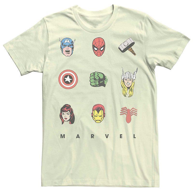 Mens Marvels Retro Avenger Icons Tee Product Image