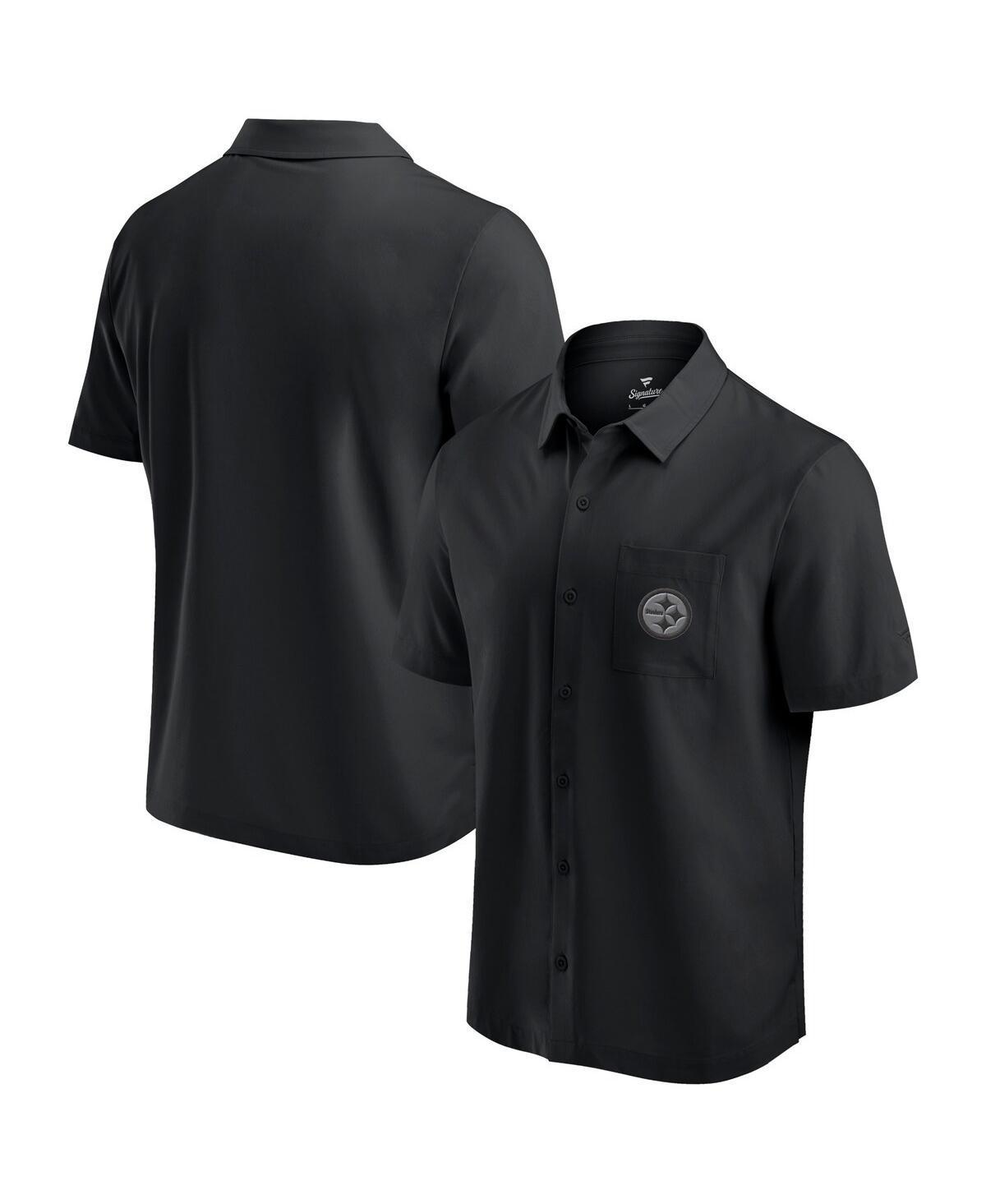 Fanatics Mens Black Washington Commanders Front Office Button-Up Shirt Product Image