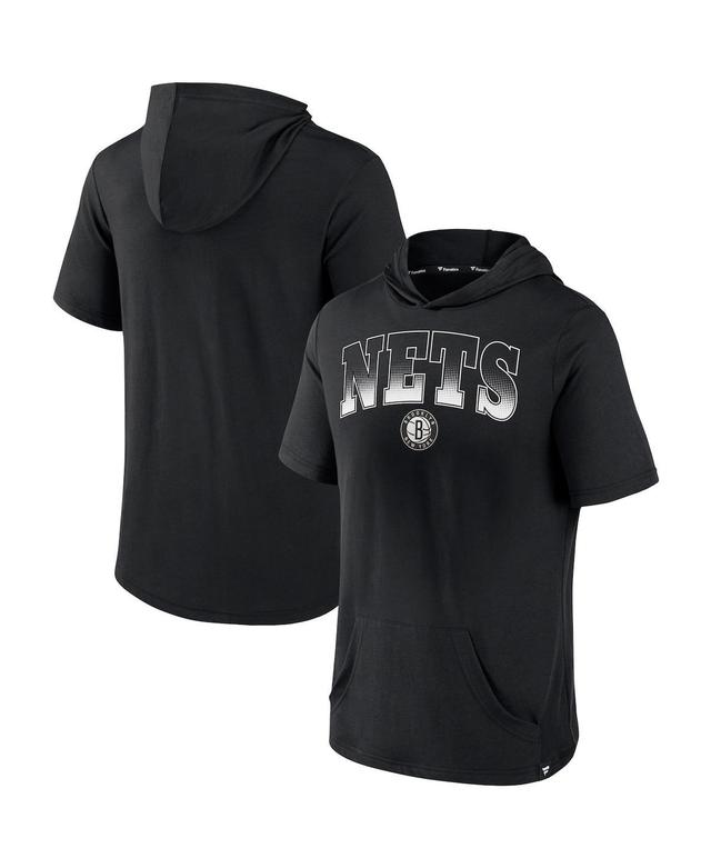 Mens Black Brooklyn Nets Guard The Rim Hoodie T-shirt Product Image