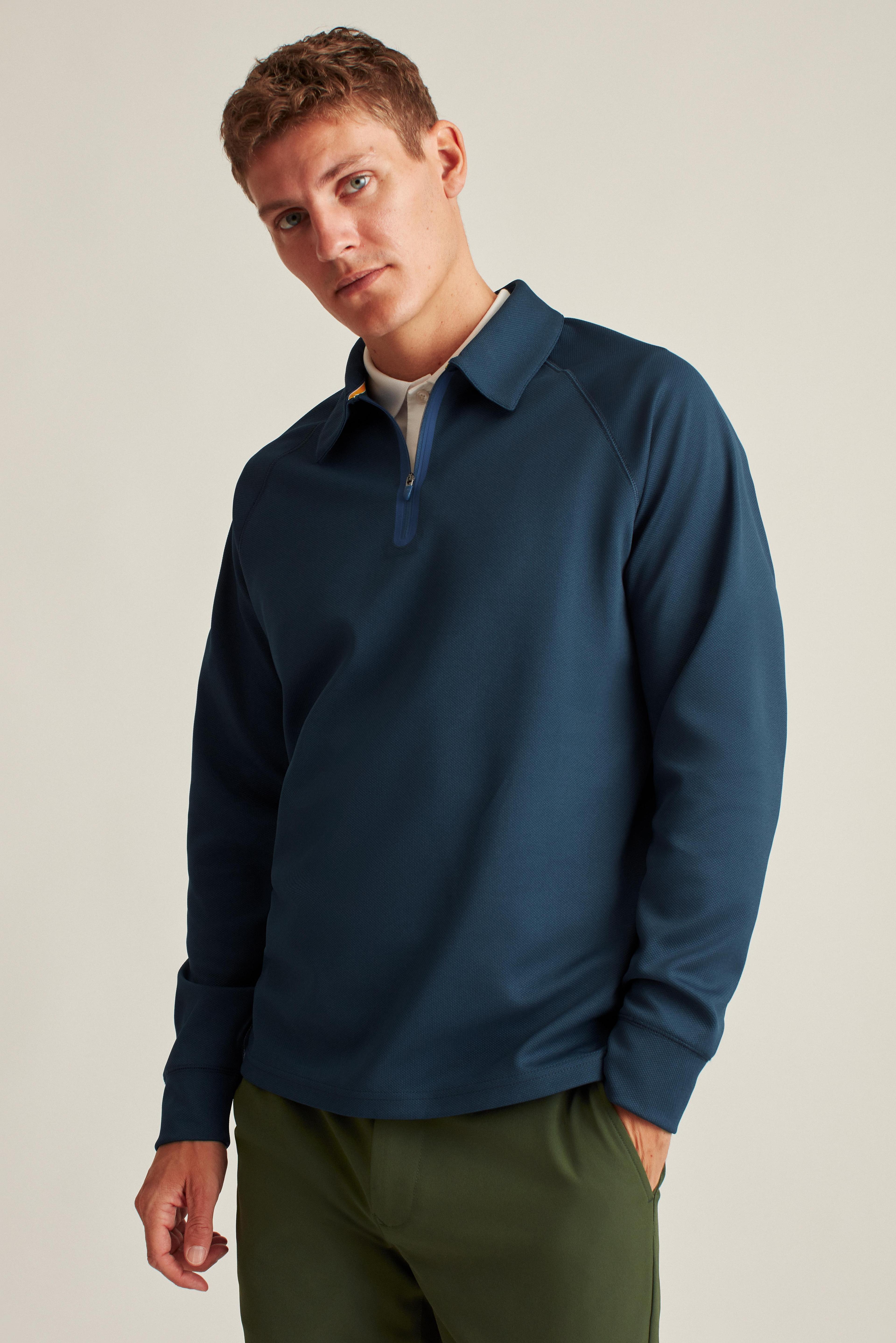 Fall Ball Long Sleeve Golf Polo Product Image