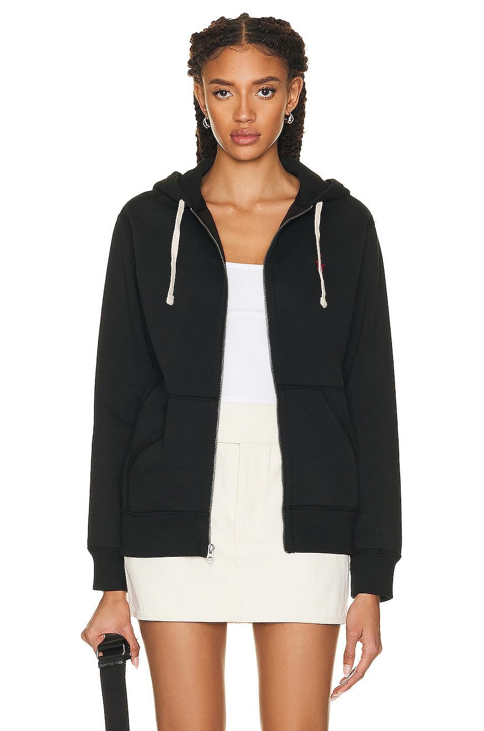 Polo Ralph Lauren Fleece Full-Zip Hoodie in Polo Black - Black. Size M (also in L, S, XL/1X). Product Image