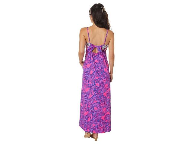 Lilly Pulitzer Bernadetta Maxi Dress (Passion Fruit Pink Wild Nights) Women's Dress Product Image