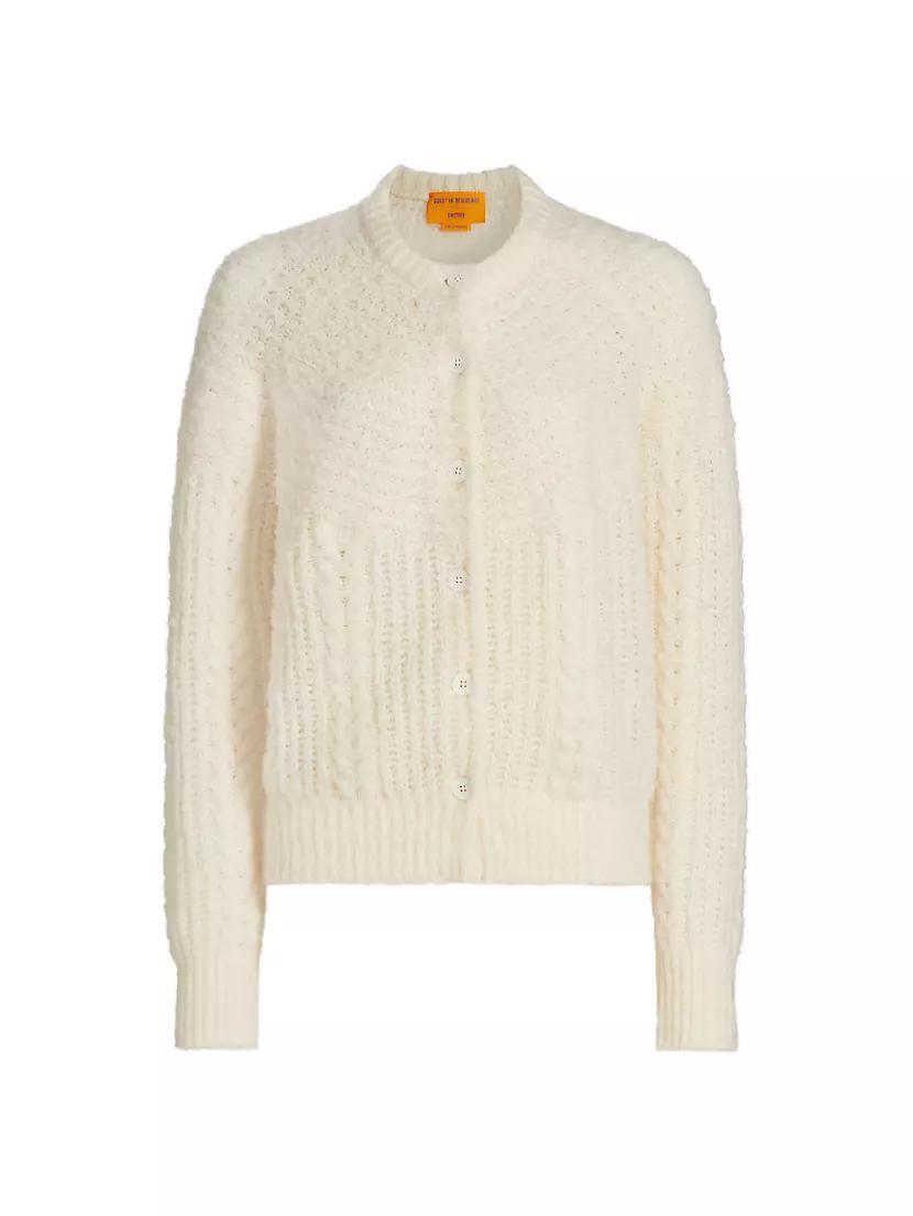 Cloud Wool-Blend Crewneck Cardigan Product Image