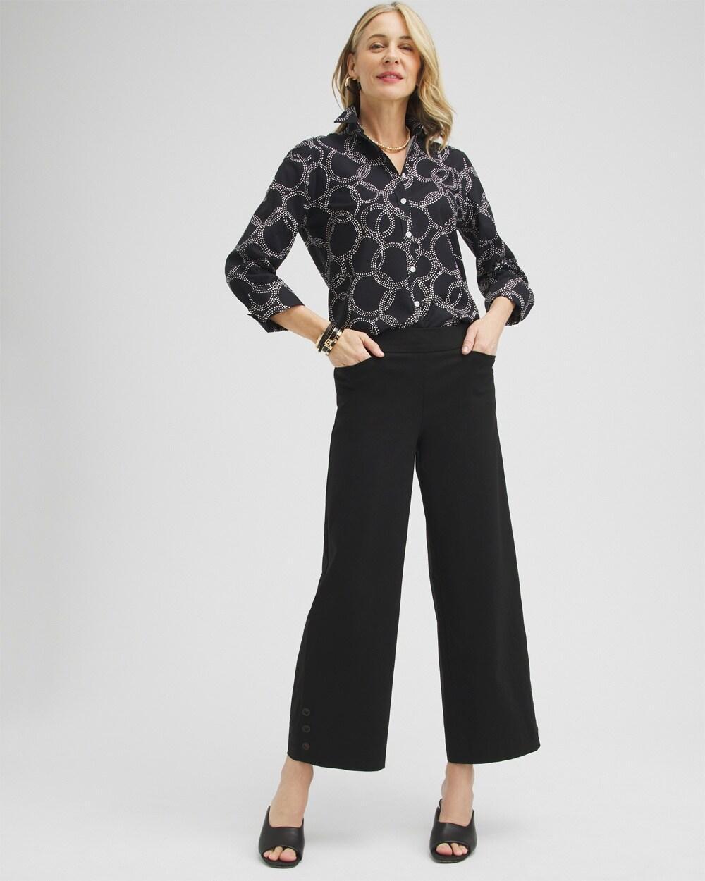 Brigitte Grommet Wide Leg Pants Product Image