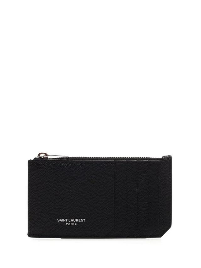 Paris Large Card Holder In Black Product Image